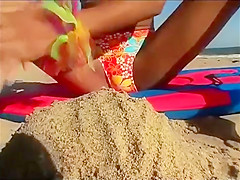 Bikini aside on the beach