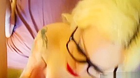 Bimbo sloppy deepthroat