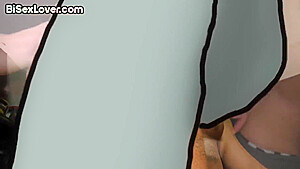 Bisexual Full-bosomed Lady In Pantyhose Pounded In M