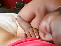 Black Chub sucks off White Chub