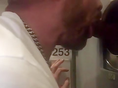 Black Dick with Big Full Balls Nuts at Philadelphia Glory Hole