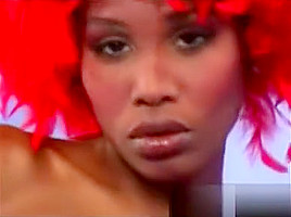 Black Girl Plays On Cam For Photo Shoot