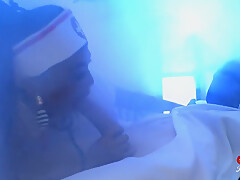 Black Nurse Who Loves The Taste Of Bukkake
