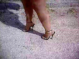 Black Patent Domina Sandals 5,5inch Heels