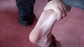 Blindfolded Sub Whipped While Restrained