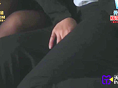 Blonde Asian Slut With Sexy Dress Cheating Her Workmate To Fuck Her Wet Pussy