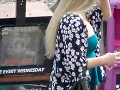Blonde Bouncy Boobs