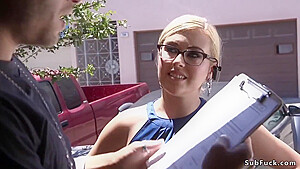 Blonde Estate Agent Gagged And Anal Banged - Xander Corvus And Summer Day