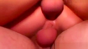 Blonde Fitness Freak Fucks Two Guys