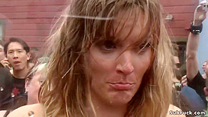 Blonde Slave Public Disgraced At Fair