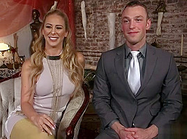 Blonde Strapon Fucks Slave