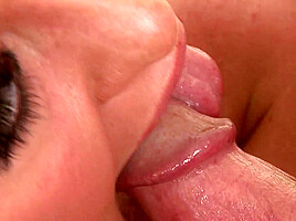 Blonde beauty loves orally pleasuring big dicks