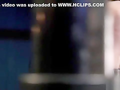 Blonde in device bondage rides Sybian