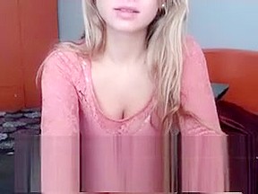 Blonde teen 18+ masturbate with passion