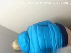 Blonde women caught by oissing