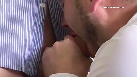 Blowjob For Monstercock In The Office Massive Cumshot - Mars Barcelona