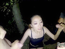 Blowjob In The Woods