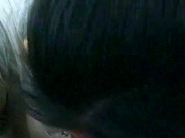 Blowjob and rimming by amateur Russian brunette