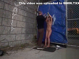 Bondage instruction hot russian two girls one guy outdoor woods Rough
