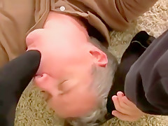 Boss feet worshiped