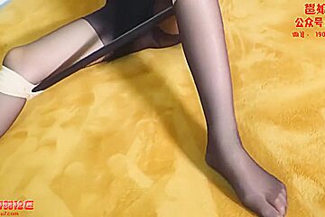 Bound And Gagged Asian Bitch With Vibe