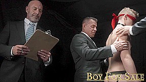 BoyForSale Hot sexy suited Ace Banner face fucks moaning twink sub
