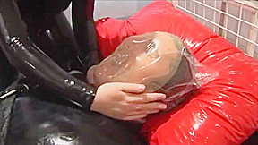 Breathplay threesome sex