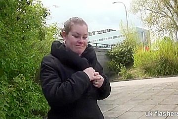 British Bbw Doesn T Mind People Seeing Her