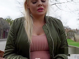 British Hottie Bangs For Money In Public