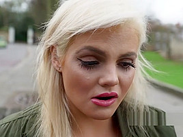 British Hottie Bangs For Money In Public