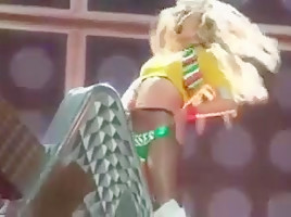 Britney spears being naughty