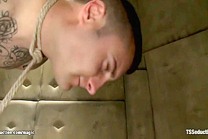 Brittney Markham In Shemale Cop Anal Fucks Bound Inmate 5 Min