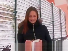 Broke bigtit likes thick cock and money