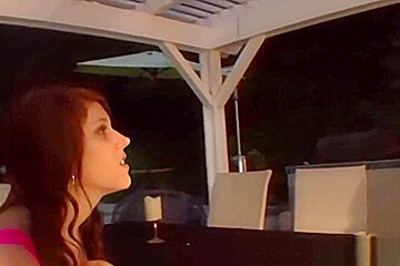 Brunette teen 18+ and stepmom lesbian milf