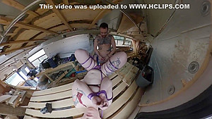 Bus tied up blowjob and fuck fix frame