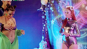 Busty Alien Knows How To Take Big Cock