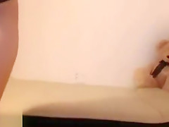 Busty Asian model plays with her big boobs