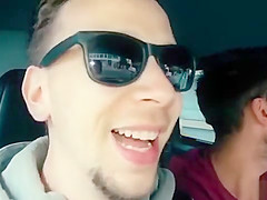 Busty German wife fucks in Bumms Bus