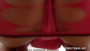 Busty Long Legged Babe Ree Petra Solo Video