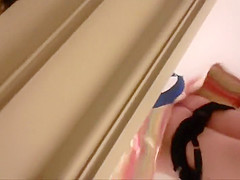 Busty milf wipes off after a shower