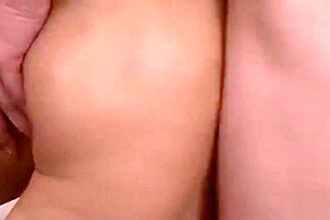 Busty shemale massaged and anal screwed