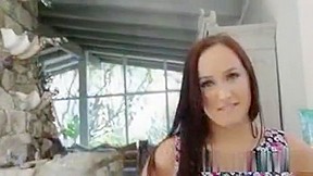 Busty teen 18+ Beauty Sucks Cock At Casting