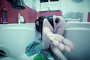 Butt Girl Tiffany Ciskiss As Raven Fucking Sissy Ass On Xxxl Goblin Dildo Grey Skin Pt 3