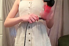 Button Popping dress Inflating