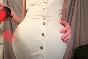 Button Popping dress Inflating