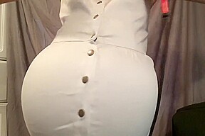 Button Popping dress Inflating