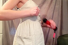 Button Popping dress Inflating