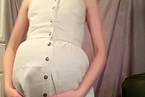 Button Popping dress Inflating