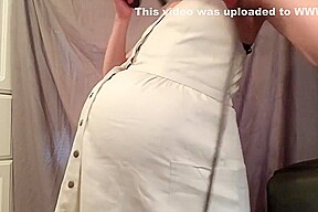 Button Popping dress Inflating