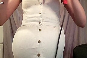 Button Popping dress Inflating
